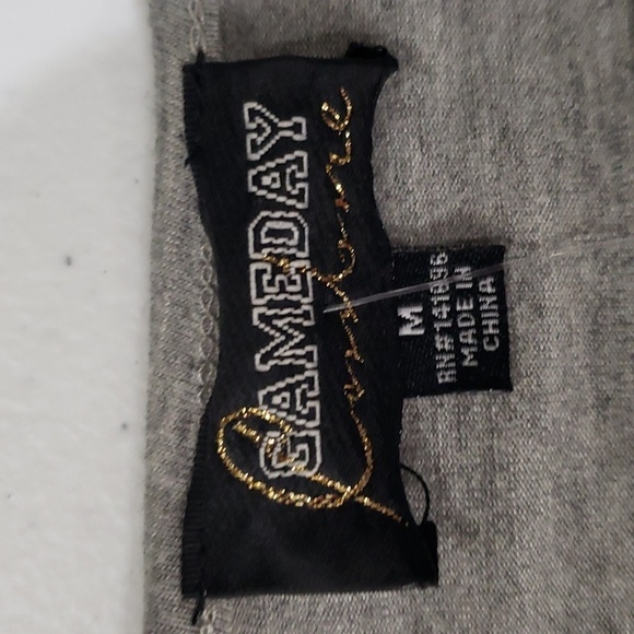 NWT Pressbox Women NCSU Tunic Top Medium Gray Tee NC State Game Fan Boho Comfy - Picture 6 of 12